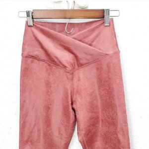 Aerie Pink Crossover Leggings